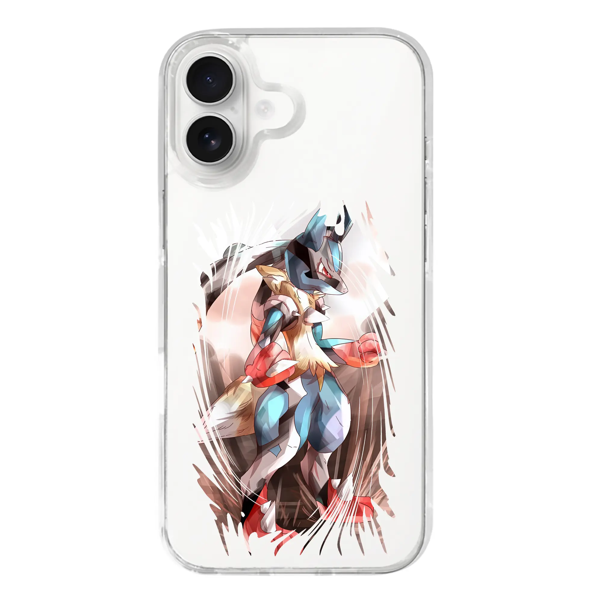 ポケモン グッズ,ルカリオ - iPhone 17シリーズ 透明スマホケース – 薄型・耐衝撃・精密フィット保護カバー